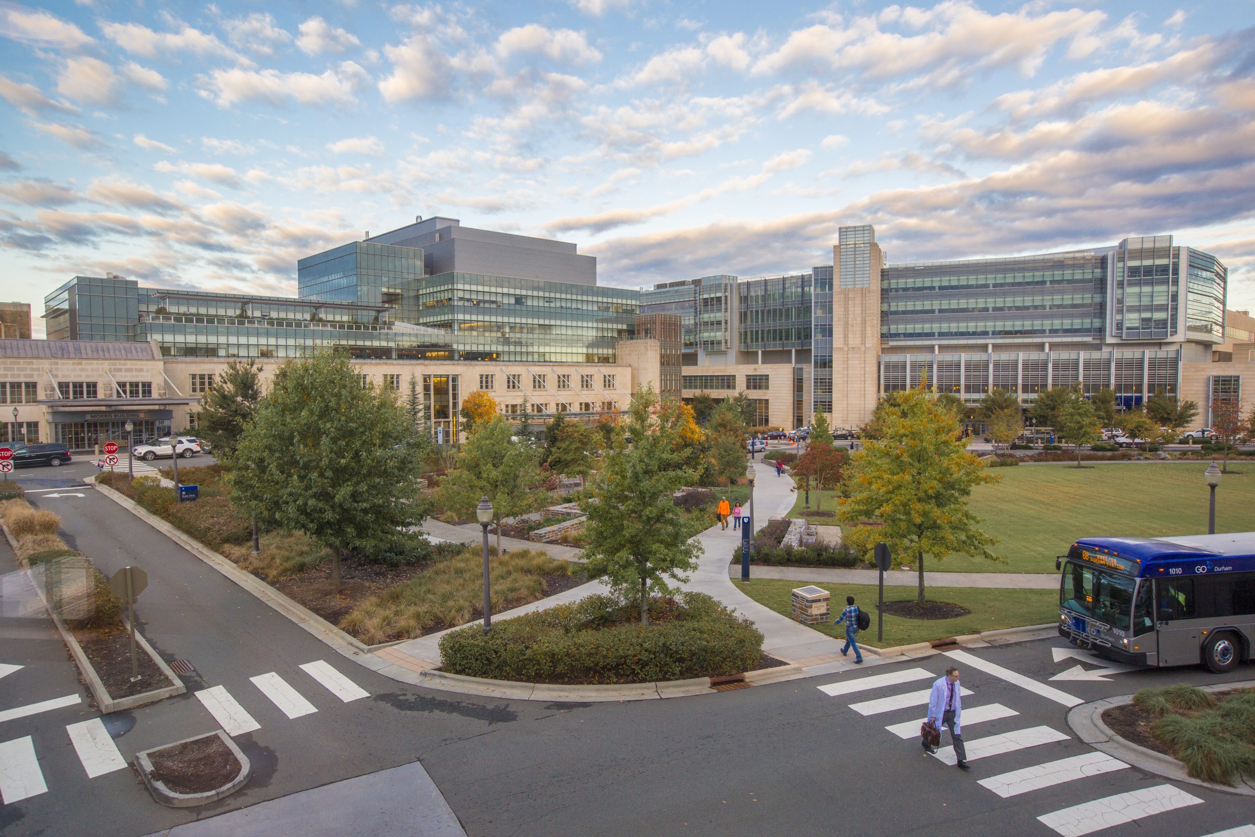 Duke's medical center and greenway