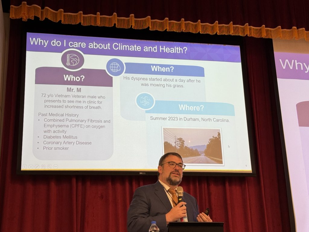 Robert Tighe speaking